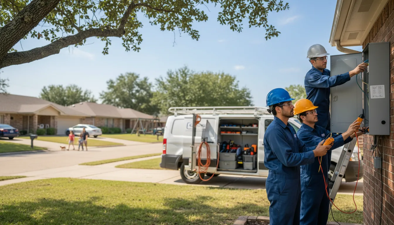 Certified electrician providing emergency electrical services in Pana, IL
